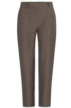 Walnut Melange Straight Leg Trousers