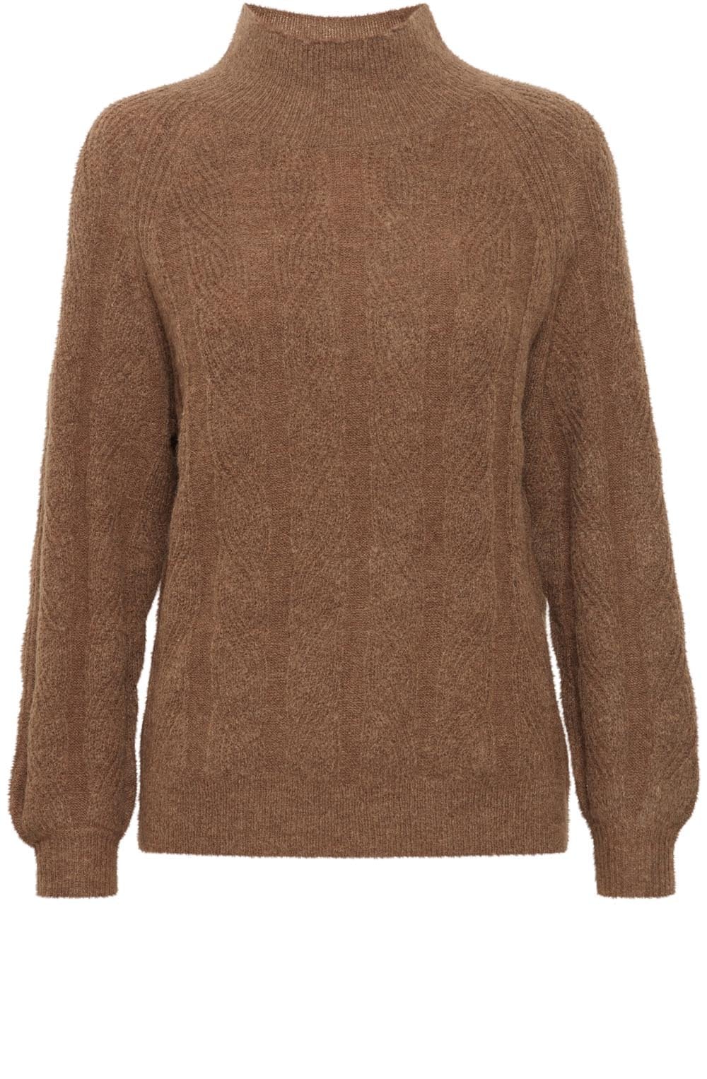 Walnut Otiki Patterned Knit Jumper