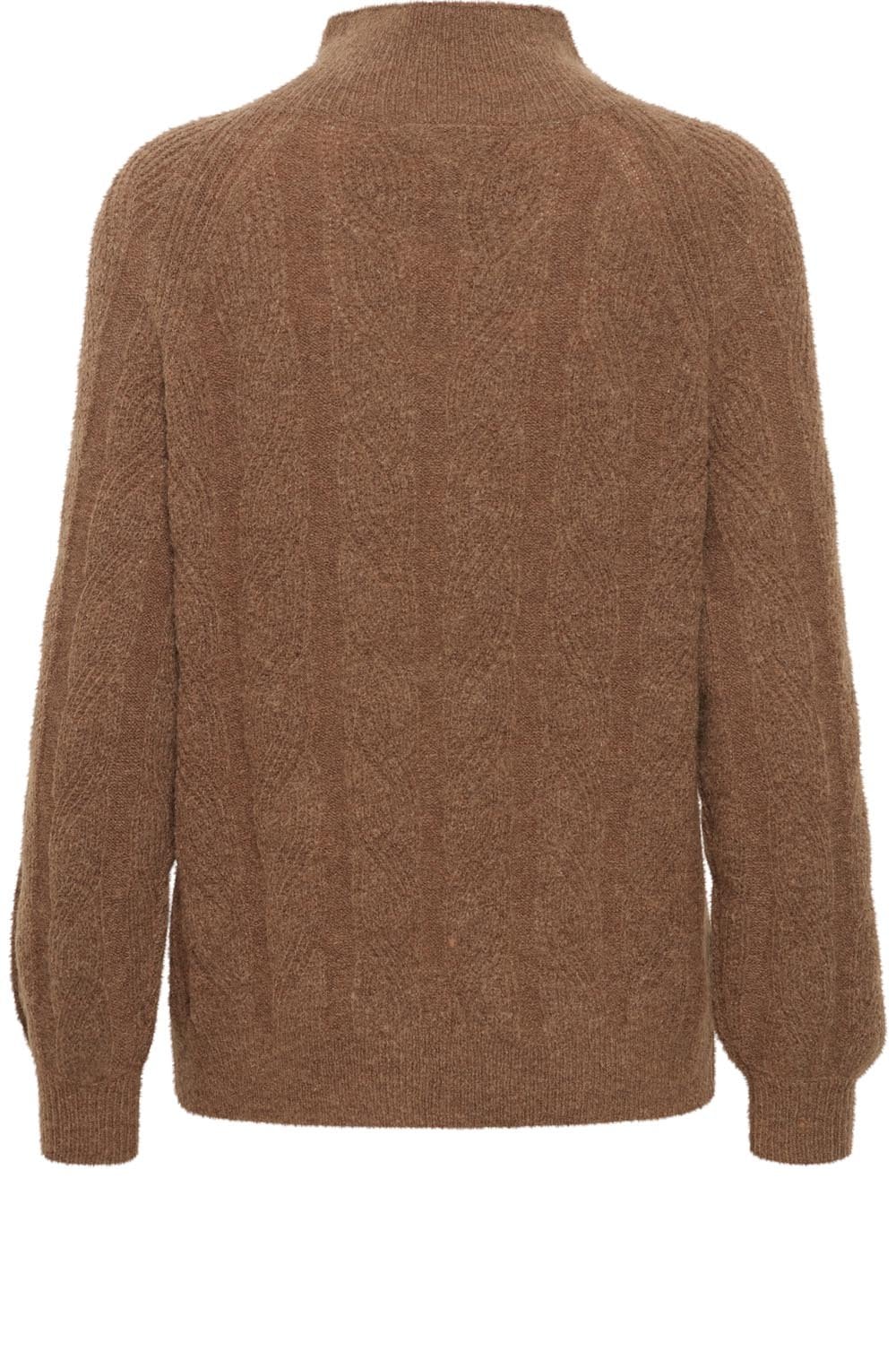 Walnut Otiki Patterned Knit Jumper
