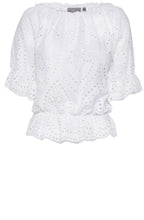 White Anglaise Top