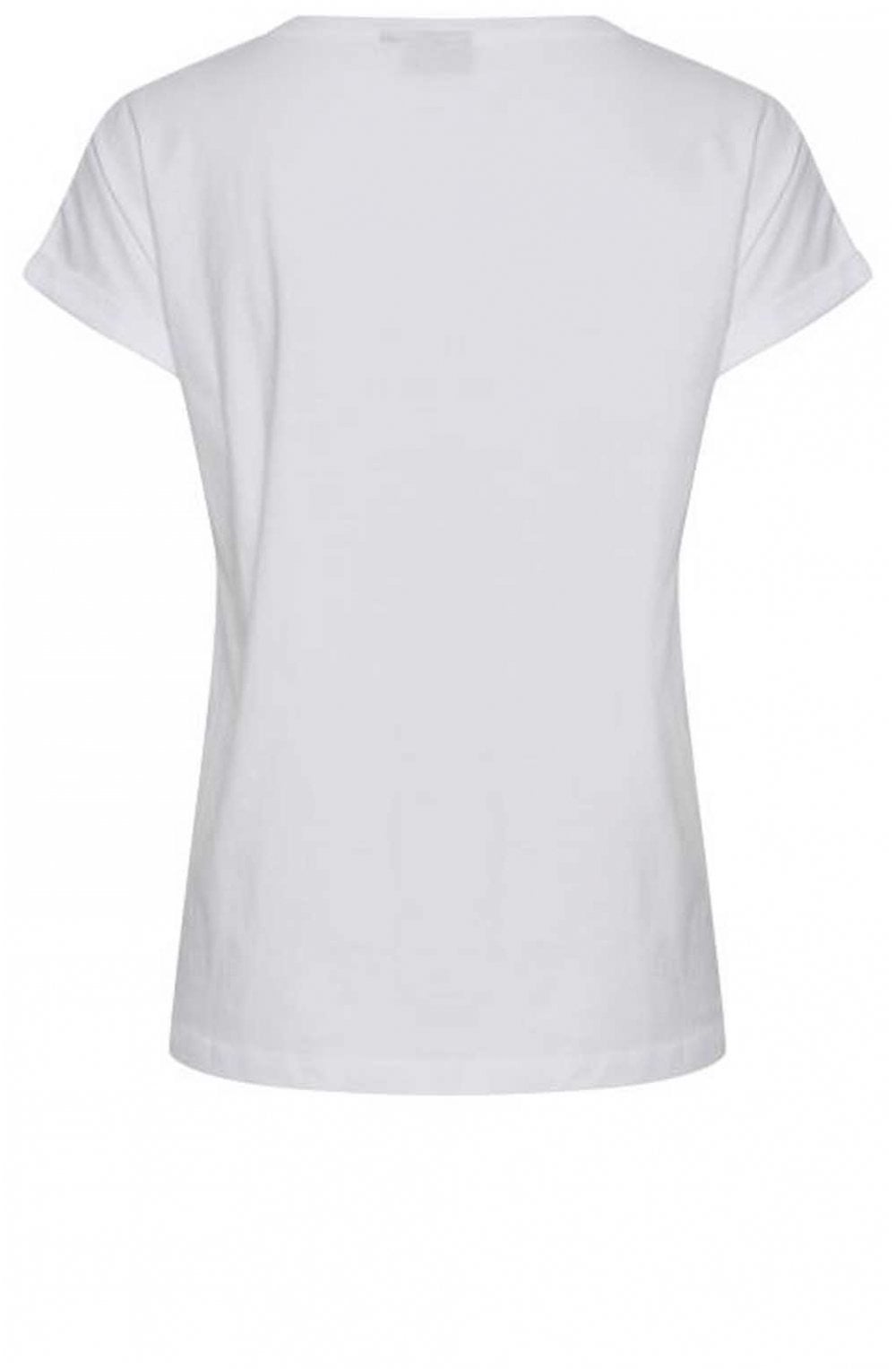 White Front Design T Shirt