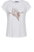 White Shell Design T Shirt