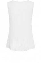 White textured Pleated Top