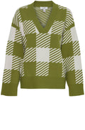 Woodbine Check V Neck Jumper