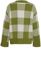 Woodbine Check V Neck Jumper