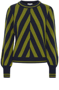 Woodbine Contrast Striped Jumper