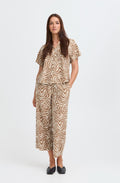 Woodsmoke Animal Print Linen Mix Shirt