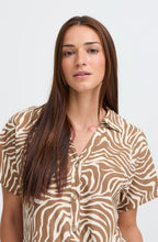 Woodsmoke Animal Print Linen Mix Shirt