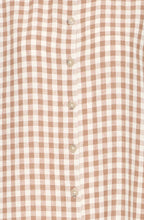 Woodsmoke Checked Linen Mix Shirt Dress