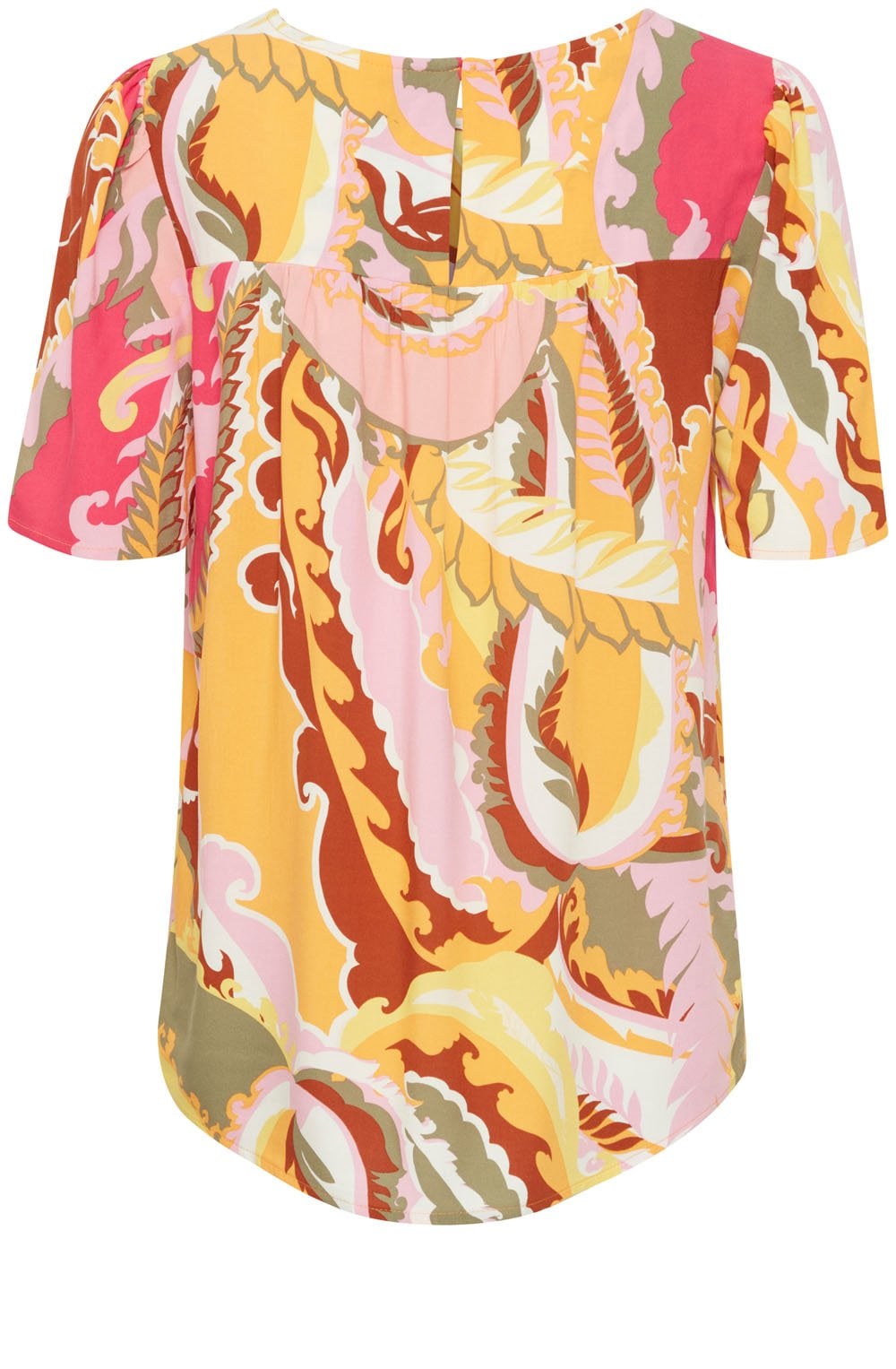 Yarrow Paisley Short Sleeve Blouse