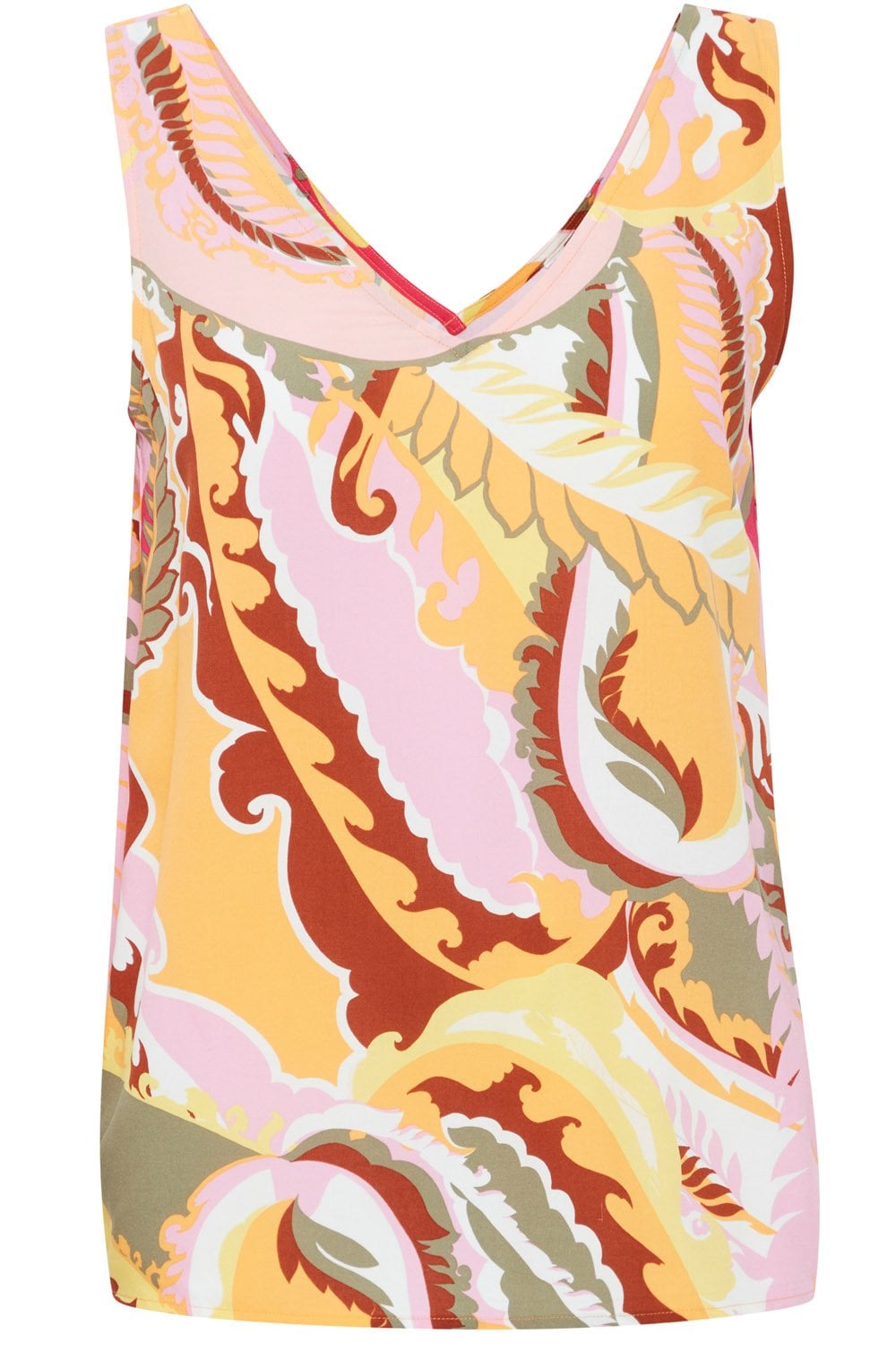 Yarrow Paisley Sleeveless Joella Blouse