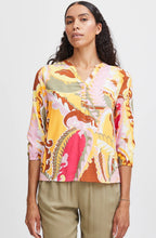 Yarrow Paisley V Neck Blouse