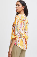 Yarrow Paisley V Neck Blouse
