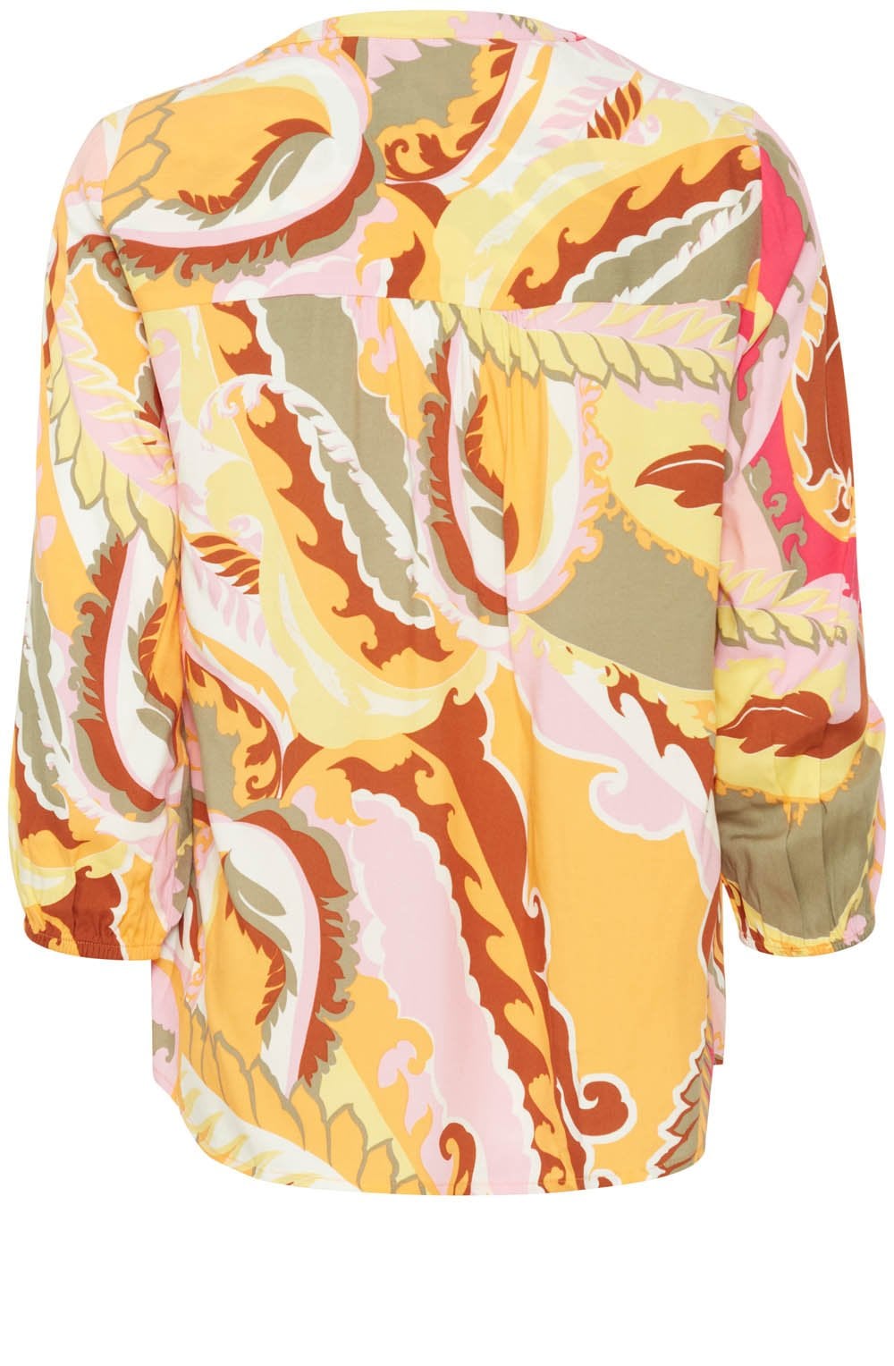 Yarrow Paisley V Neck Blouse