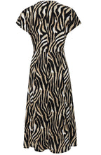 Zebra Print Shirt Dress