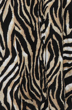 Zebra Print Shirt Dress