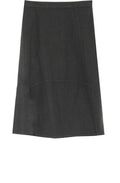 Black Linen Skirt