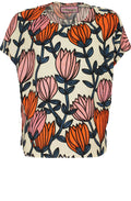 Bold Floral Print Top