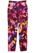Bold Floral Print Trousers