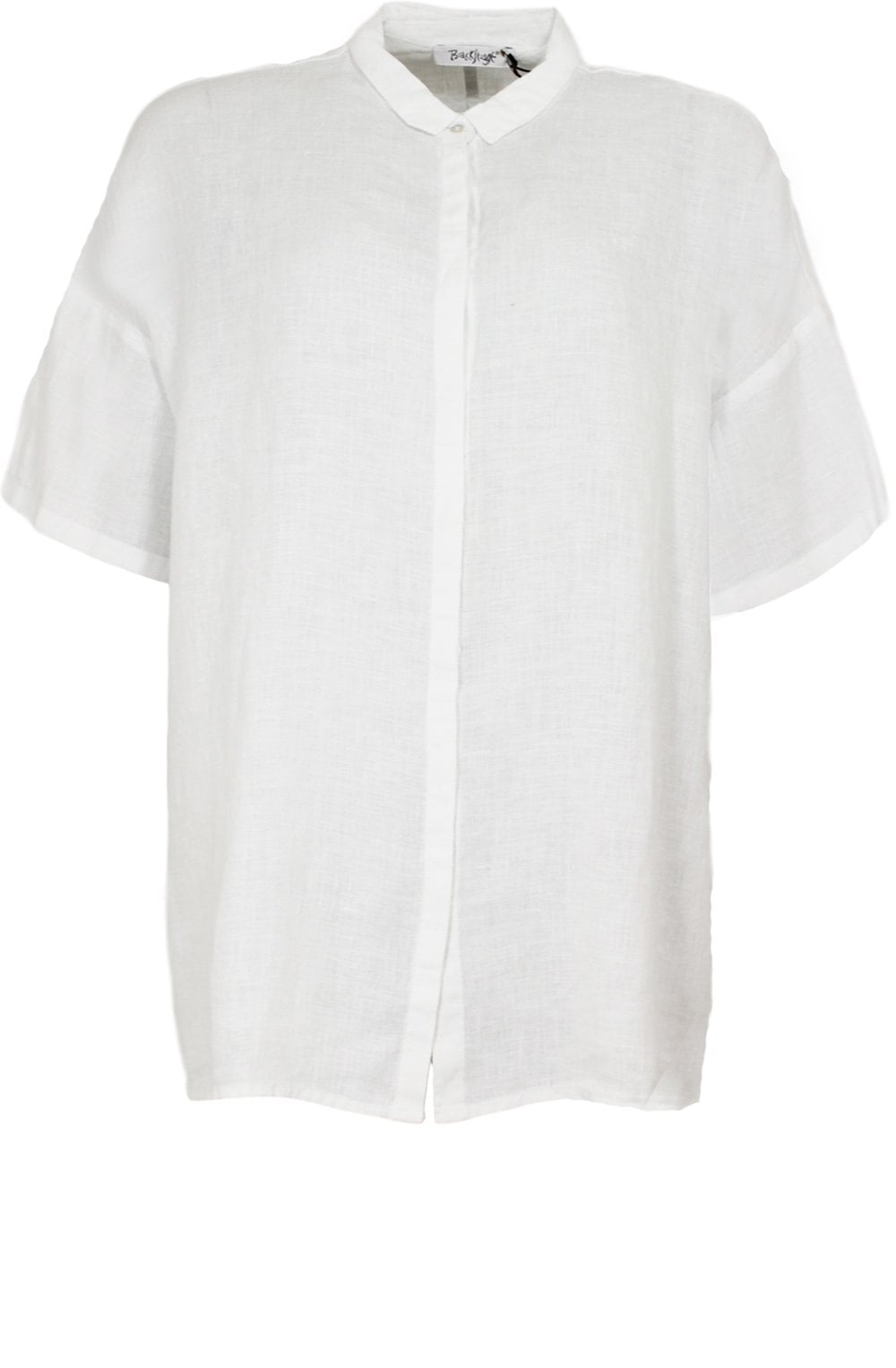 Oversized White Linen Shirt