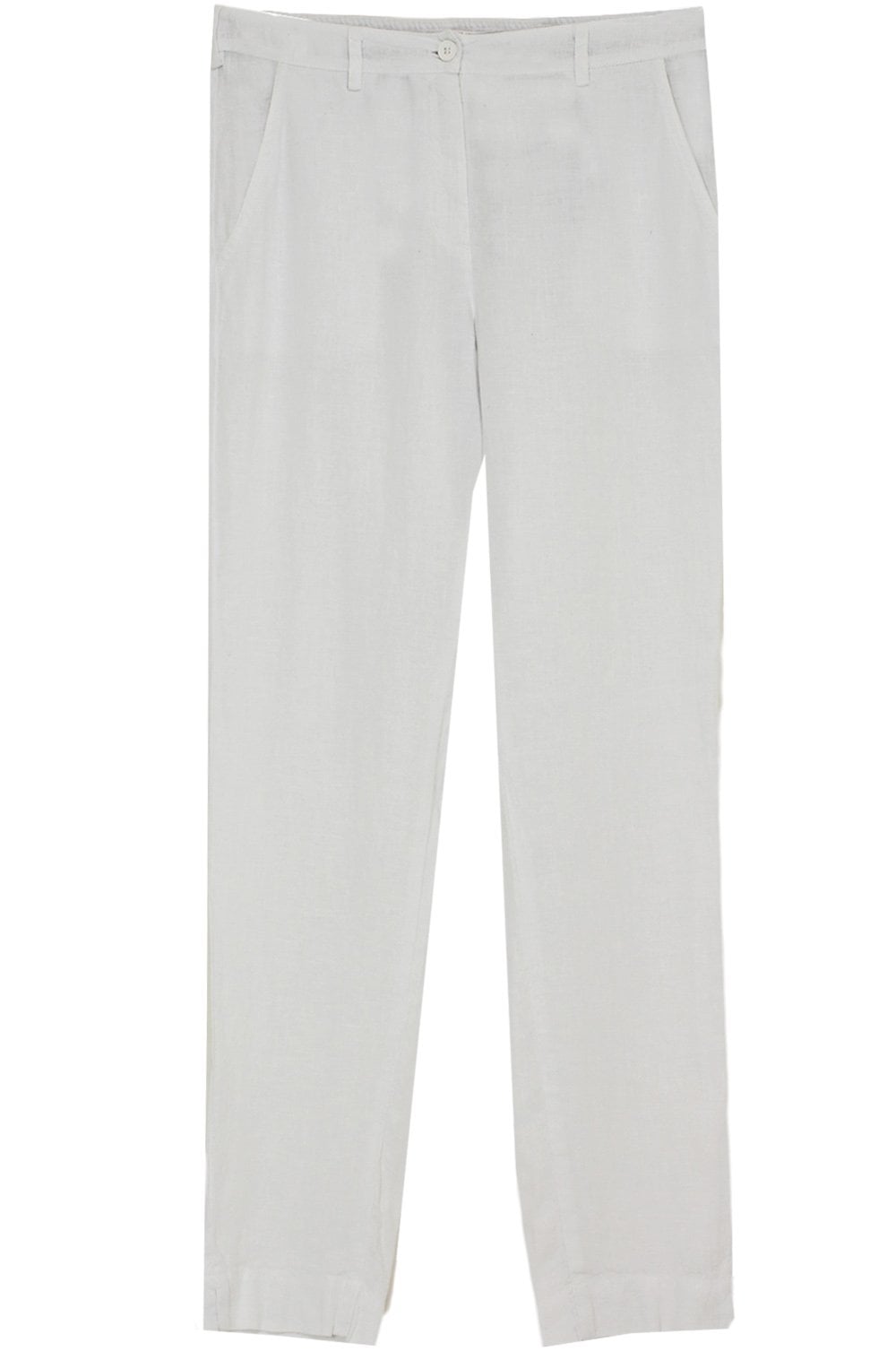 White Linen Trousers