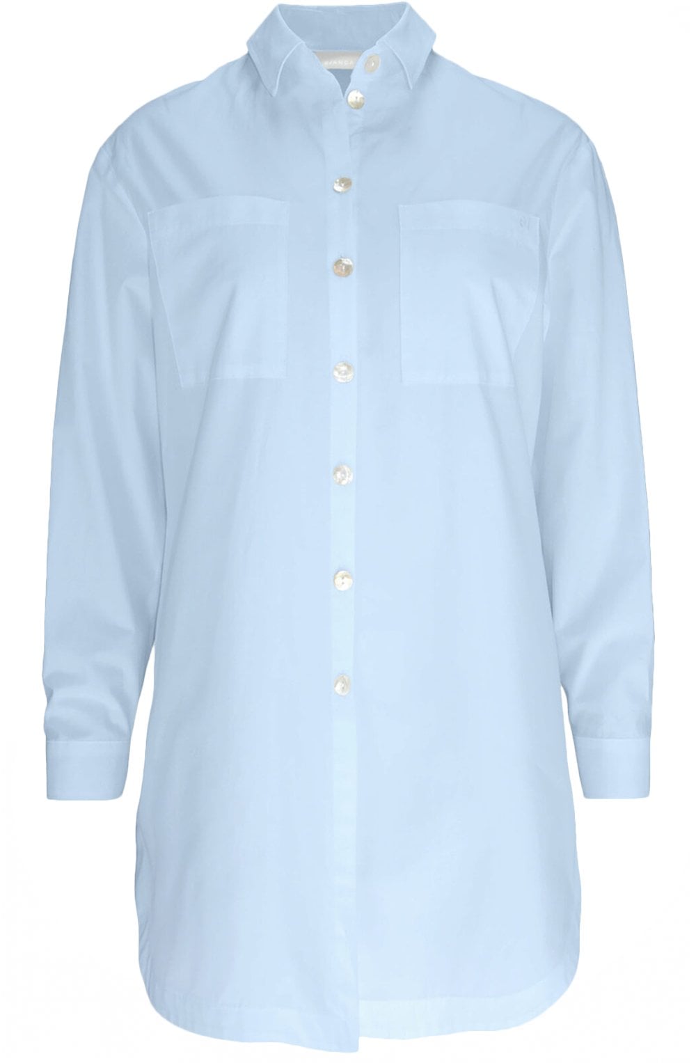 Adela Ice Cube Blue Long Shirt