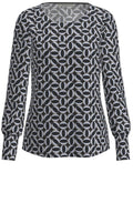 Alina Bold Print Blouse