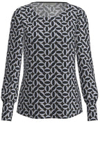 Alina Bold Print Blouse