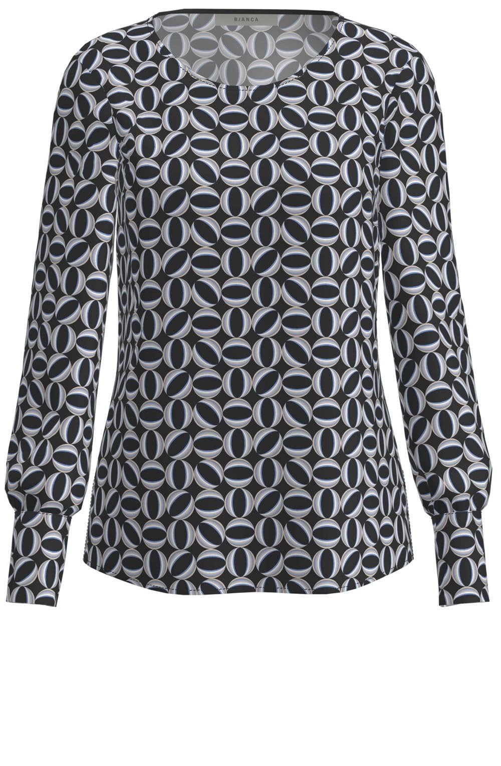 Alina Bold Print Blouse