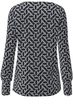 Alina Bold Print Blouse