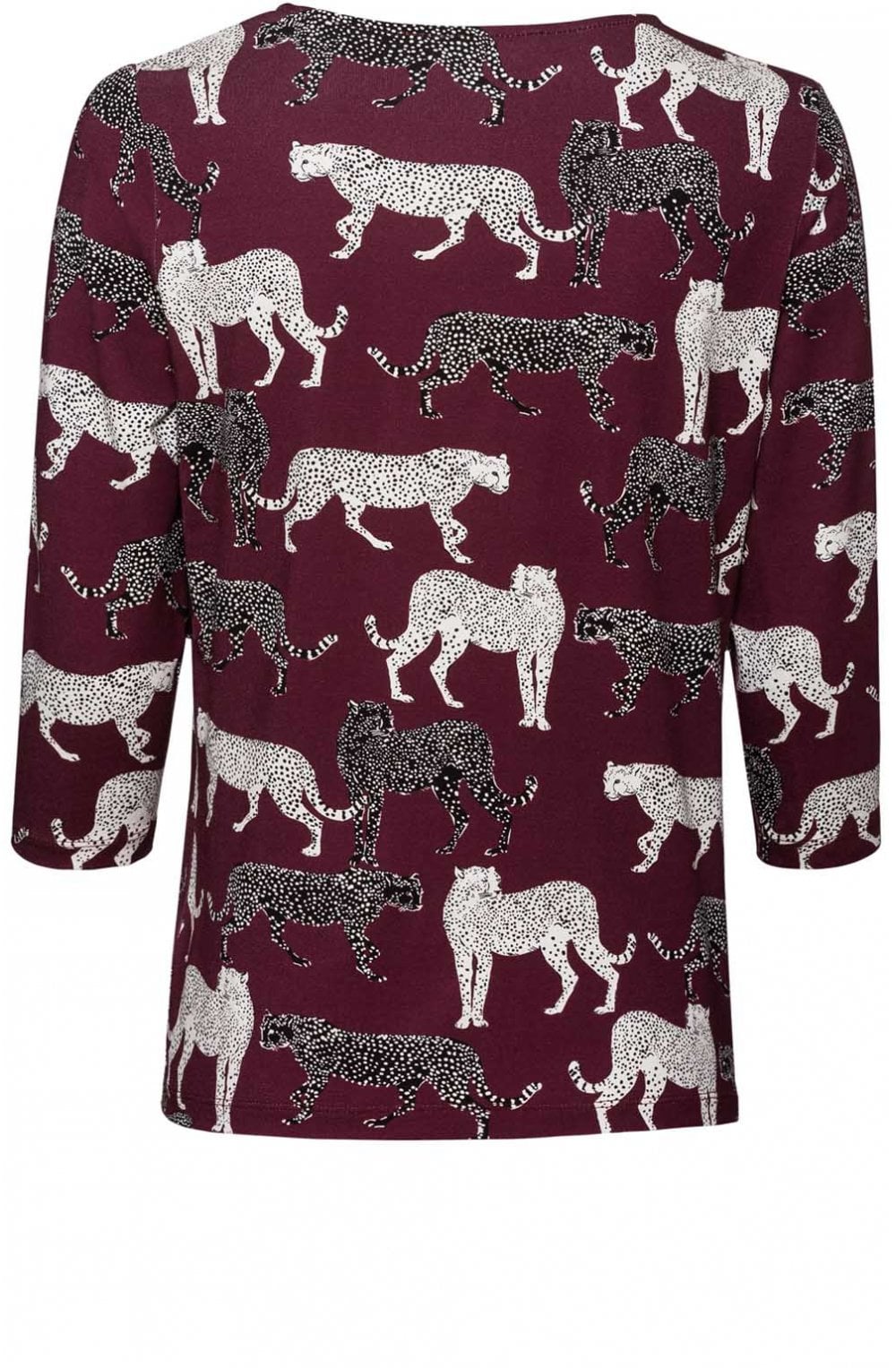 Animal Design Jersey Top
