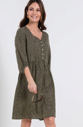 Arina Safari Broderie Anglaise Dress