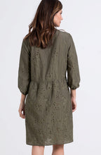 Arina Safari Broderie Anglaise Dress