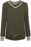 Avocado Green Blouse