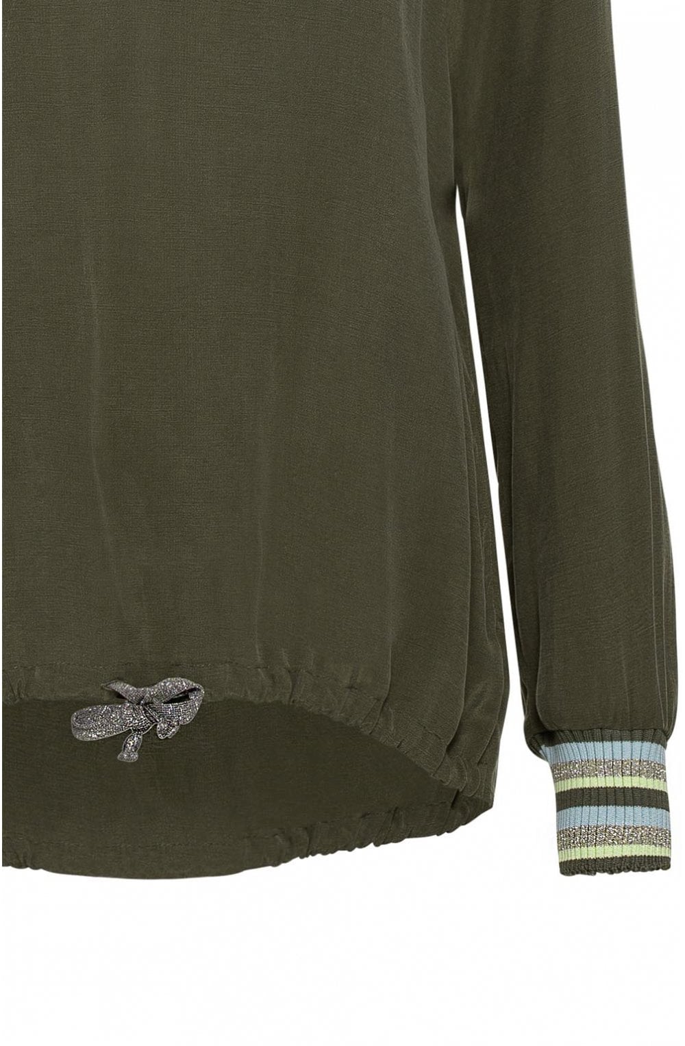 Avocado Green Blouse