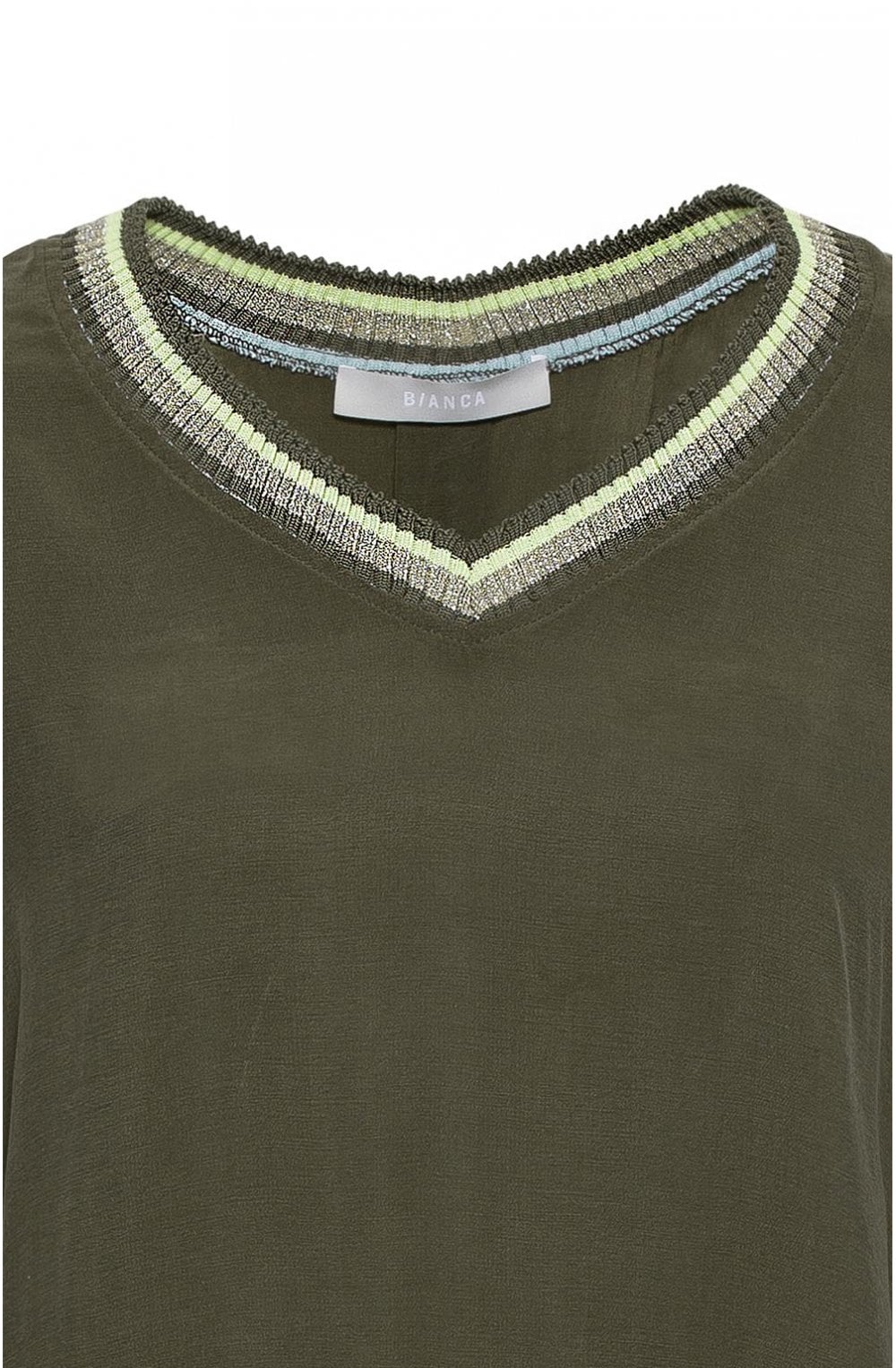 Avocado Green Blouse
