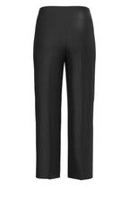 Black Button Detail Trousers