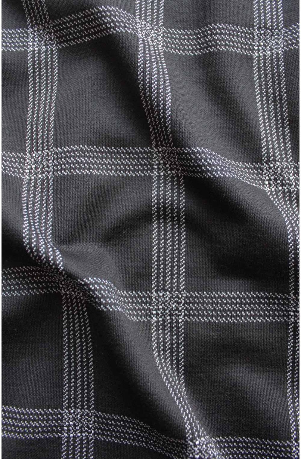Black Check Skirt