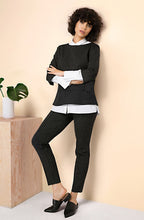 Black Check Top