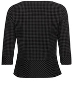 Black Check Top
