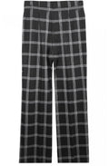 Black Check Trousers