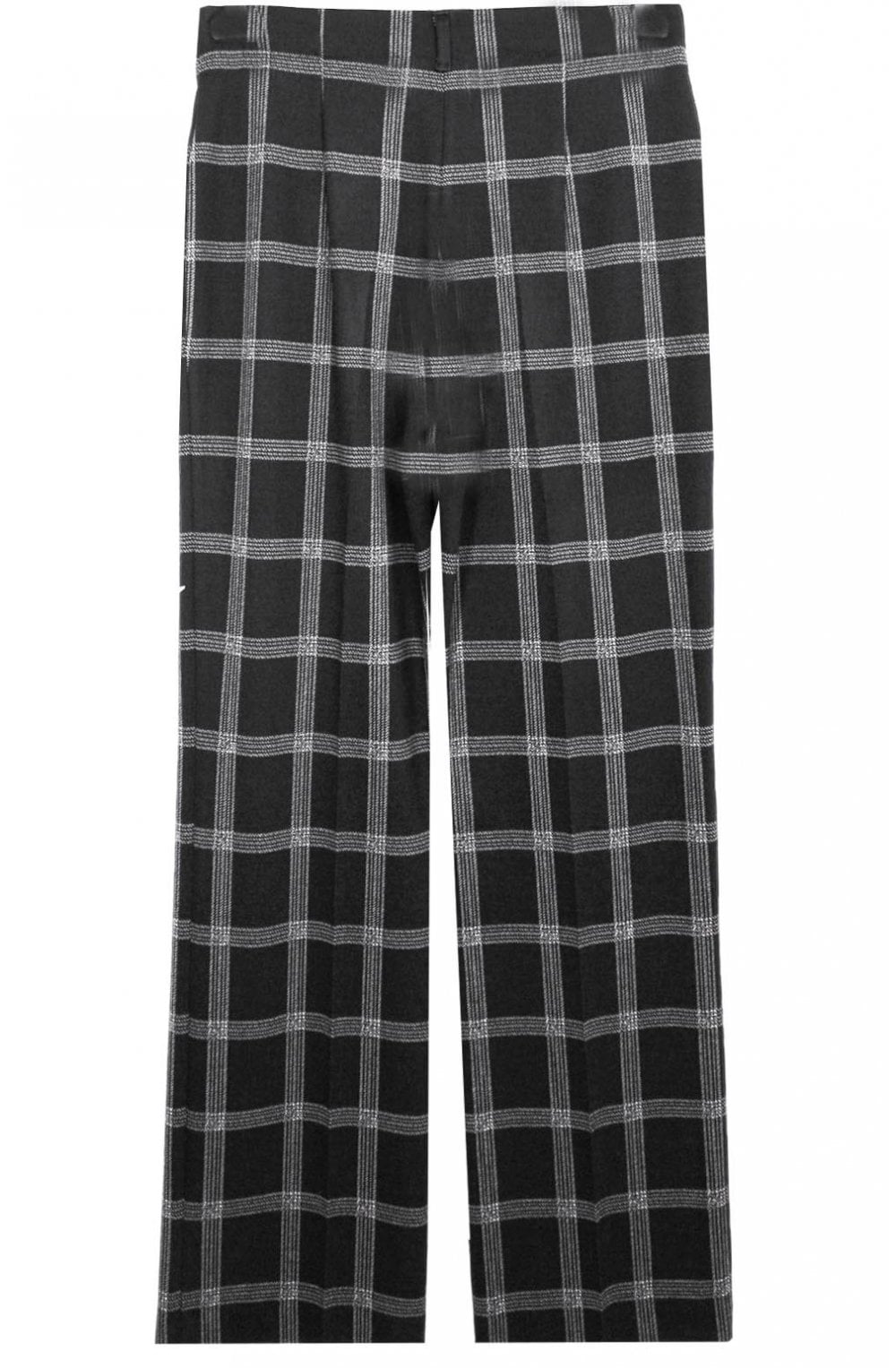 Black Check Trousers