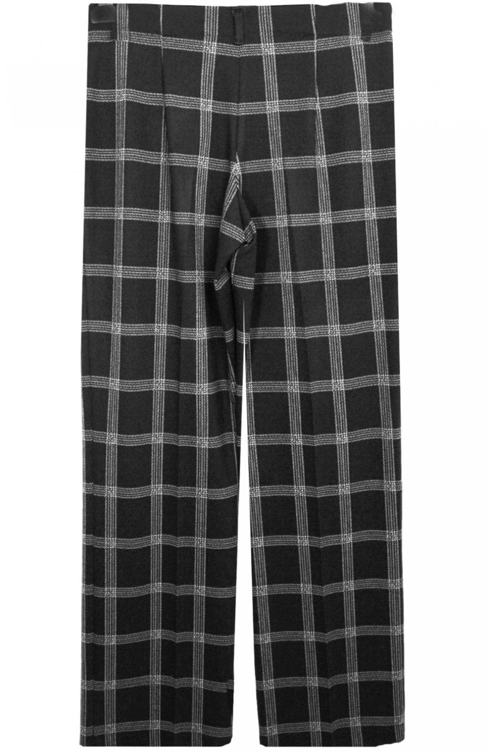 Black Check Trousers