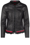 Black Faux Leather Jacket