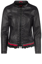 Black Faux Leather Jacket