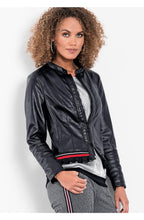 Black Faux Leather Jacket