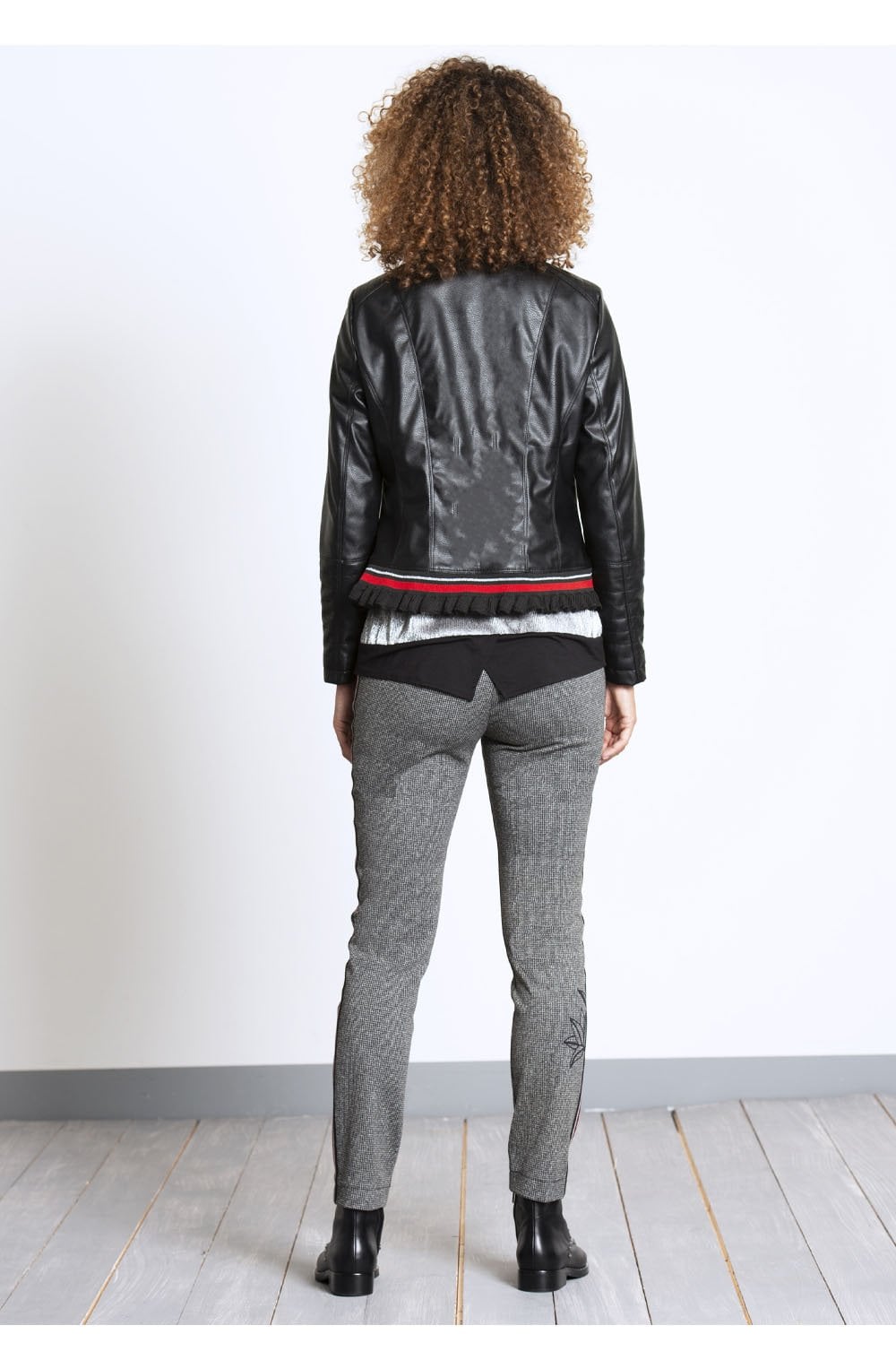 Black Faux Leather Jacket