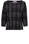 Black Fleck Design Top
