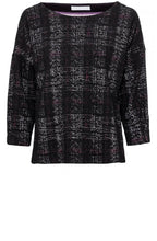 Black Fleck Design Top