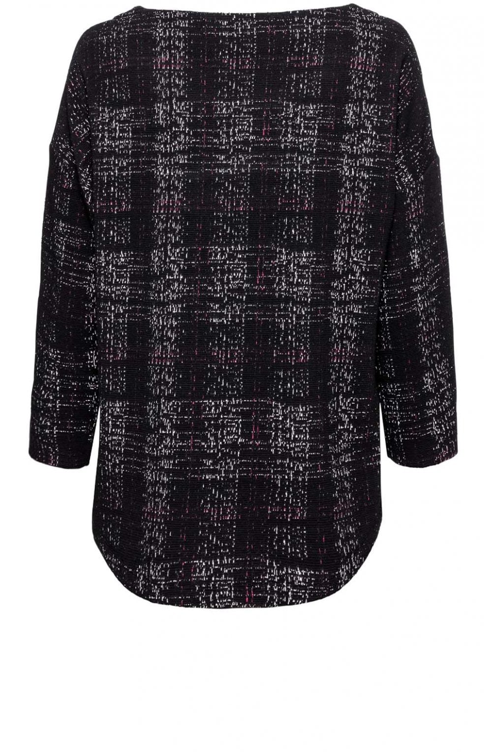 Black Fleck Design Top